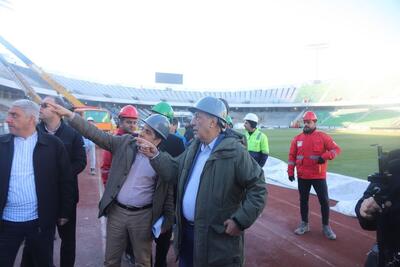 معاون اجرایی رئیس‌جمهور در بازدید از استادیوم آزادی: بیش از ۸۵ درصد عملیات بازسازی ورزشگاه انجام شده - پارس فوتبال