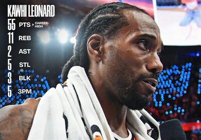 شاهکار کوای لنرد مقابل پیستونز در لیگ NBA - پارس فوتبال