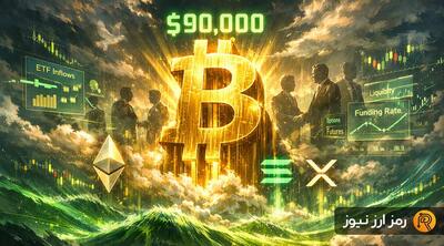 جهش بیت‌کوین به ۹۰ هزار دلار در آستانه سال نو میلادی؛ چرا بازار امروز صعودی شد؟