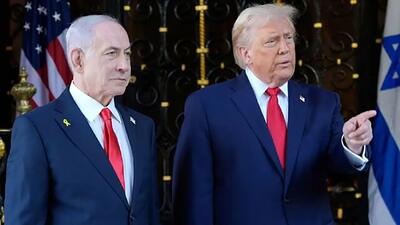 اظهارات ضدایرانی ترامپ در دیدار نتانیاهو