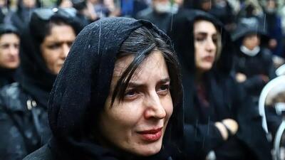  عکس/ نگاهی به میز عزای اصیل و بدون تجملات مادرشوهر دکتر لیلا حاتمی و تزئین ایرانی پسند آن با زیرمیزی اعیانی/ روحش شاد و یادش گرامی