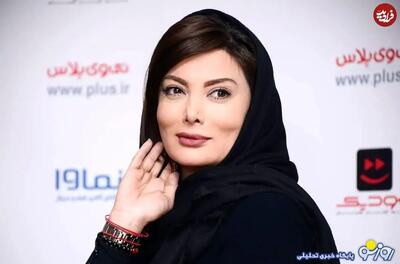  عکسی از نگار فروزنده کوچک در کنار برادرش