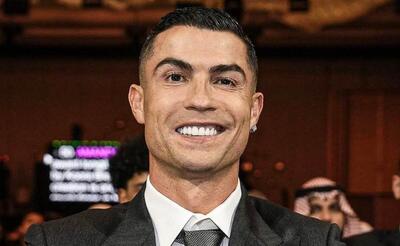 ساعت الماس‌نشان ۷۰۰ هزار دلاری رونالدو | لوکس‌ترین لحظه گلوب ساکر + عکس