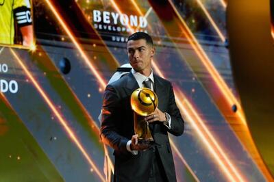 کریستیانو رونالدو بازیکن سال خاورمیانه شد