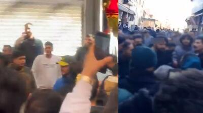  تصاویر برخورد بازاری‌ها با عوامل به آشوب کشیدن اعتراضات