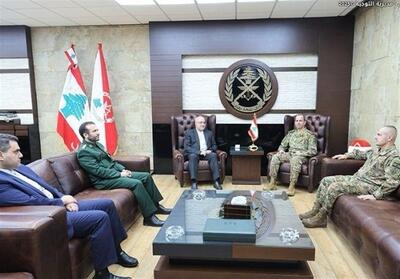 دیدار سفیر ایران با وزیر دفاع و فرمانده ارتش لبنان - تسنیم