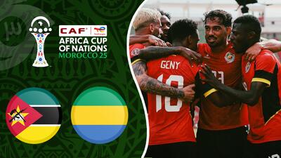 خلاصه بازی گابن 2 - موزامبیک 3