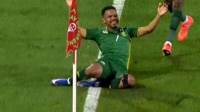 گل سوم آفریقا جنوبی به زیمبابوه (اپولیس)