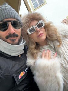 تعطیلات زمستانی رضا قوچان‌نژاد و سروین بیات در اتریش