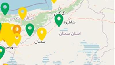  وضعیت قابل قبول کیفیت هوا در سمنان