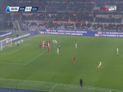 گل اول جنوا به آاس رم (جف اخاتور)