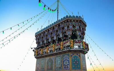  نقاره زنی شب میلاد امام جواد در حرم مطهر رضوی (فیلم)