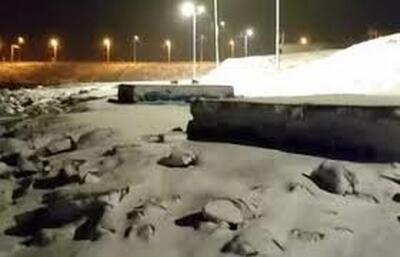 ارتفاع برف در این نقطه به 2 متر رسید