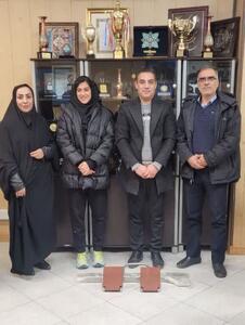  اهدا تخت استارت دوومیدانی به بانوی قهرمان پارالمپیک