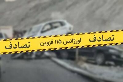 دو نفر در تصادف بامدادی محور قزوین – رشت جان باختند