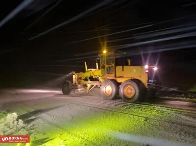  برف روبی بیش از ۷۵۰۰ از راه‌های استان کرمانشاه/ برف‌روبی راه ۴۷۰ روستا انجام شد