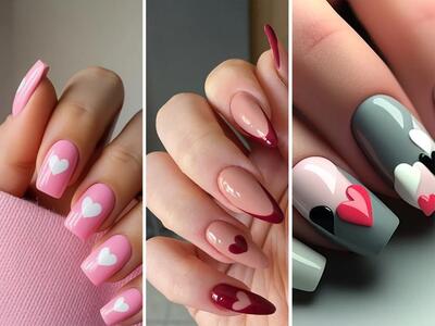  ۱۴ مدل طرح ناخن قلبی که باید برای قرارهای عاشقانه‌تان از آن‌ها ایده بگیرید - چی بپوشم