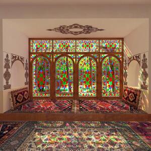  خانه‌ای از دوران پهلوی که رسما گالری فرش و گچبری است - چیدانه