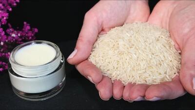  ترکیب عالی برنج و گلاب = کلاژن طبیعی پوست / بدون حتی یک چروک یا لک