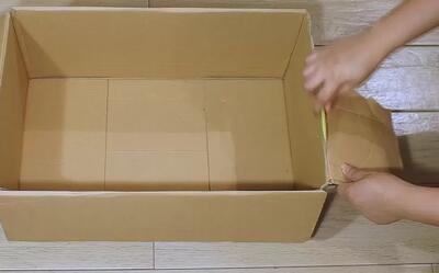  آموزش ساخت میز کنار تخت با جعبه مقوایی، زیبا و شیک !