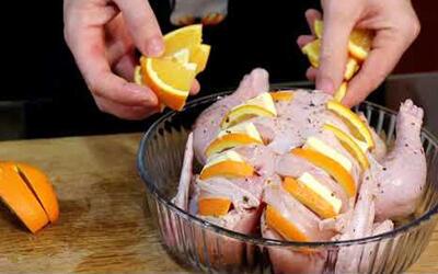  طرز تهیه مرغ پرتقالی فوق العاده خوشمزه / سریع و آسون