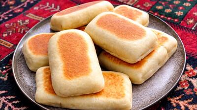  طرز تهیه نان بدون فر / این نان تابه ای انقدر پفیه که دیگه سراغ فر نمی ری!