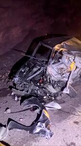 ببینید| تصادف زنجیره‌ای مرگبار در آزادراه قزوین–رشت