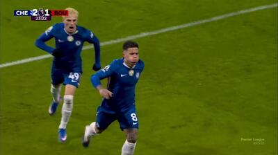 گل دوم چلسی به بورنموث (انزو فرناندز)