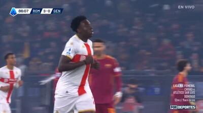 گل اول جنوا به رم (جف اکاتور )