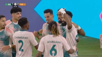 گل اول الاهلی عربستان به الفیحا (ایوان تونی)
