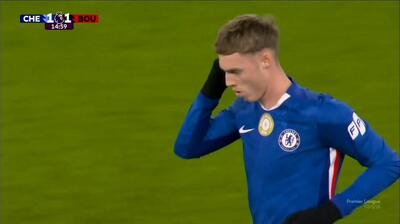 گل اول چلسی به بورنموث (پالمر - پنالتی)