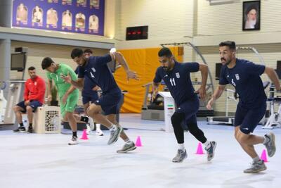 گزارش تصویری/ تمرین تیم ملی فوتبال ساحلی