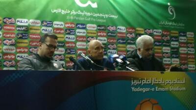 نشست خبری ویه‌کو میلیتیچ مربی تراکتور پس از پایان بازی برابر ملوان