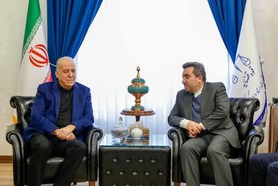 دیدار رئیس اتاق بازرگانی ایران و چین با رئیس سازمان ثبت اسناد و املاک کشور