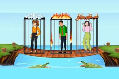  بازی فکری؛ بگو کدومشون میتونن فرار کنن و نشون بده زبلی پز نیست سبک زندگیته