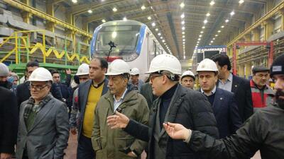 معاون اجرایی رئیس جمهور از شرکت واگن سازی متروی تهران در ری بازدید کرد+ فیلم
