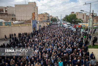  مراسم تشییع آیت الله شفیعی در اهواز