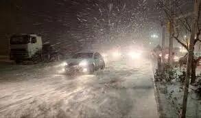  طوفان برف در مشهد/ ویدئو