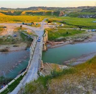 بارش‌های شدید این پل تاریخی را ویران کرد