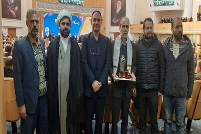 تجلیل از رئیس مرکز آموزش و تربیت محیط‌بان سازمان حفاظت محیط‌زیست