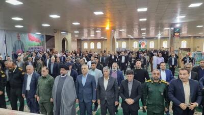  مراسم گرامیداشت حماسه ۹ دی در گناوه
