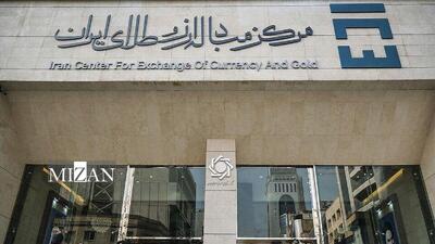 بازار ارز تجاری مرکز مبادله ایران روز چهارشنبه فعال است/حراج سکه طلا فردا برگزار می‌شود
