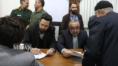 مسئولان قضایی دادگستری گلستان به درخواست مراجعان در میز خدمت شهرستان گنبدکاووس رسیدگی کردند