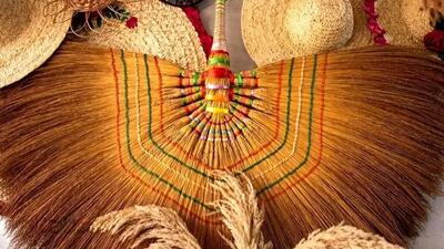 نگاه تصویری به هنر جاروبافی سنتی در مازندران