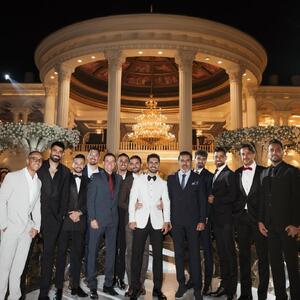 رقص جنجالی بازیکنان تیم پرسپولیس در عروسی امید عالیشاه + فیلم - سلام نو