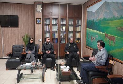 حضور سرپرست روابط عمومی و بین‌الملل استانداری البرز در اداره کل دامپزشکی استان - شارا