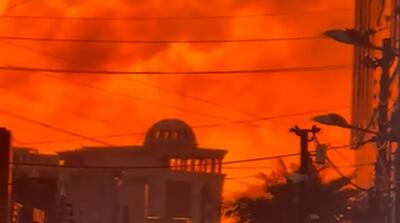 پدیده شگفت انگیز را در آسمان اربیل عراق