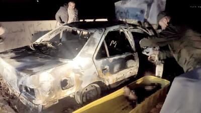 راننده جوان زنده زنده در پژوپارس سوخت