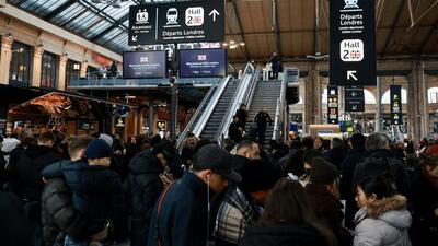 اختلال گسترده در حمل‌ونقل ریلی میان انگلیس و فرانسه