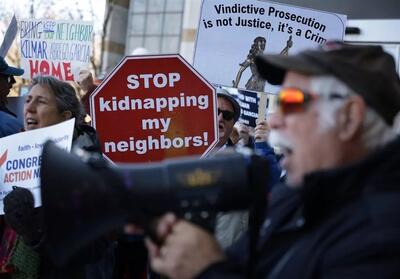 معترضان آمریکایی خواستار خروج ماموران مهاجرت از مریلند شدند - تسنیم